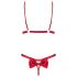 Obsessive Rubinesa - pikante lingerie set (rood)