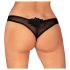 Obsessive Latinesa - open string (zwart) - XL/XXL