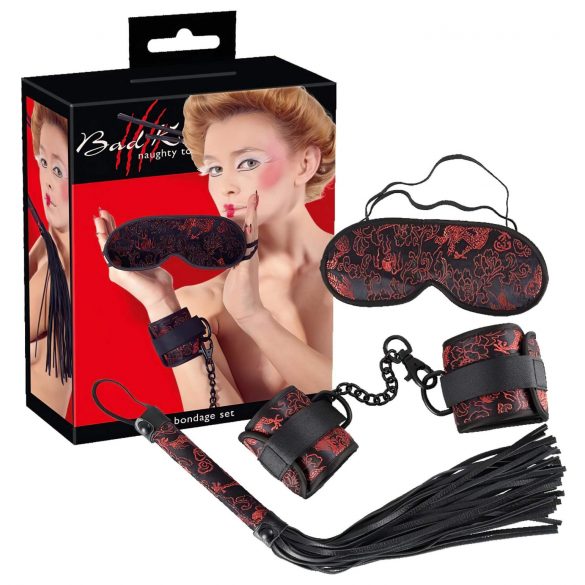 Bad Kitty - Aziatische set (rood-zwart)