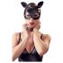 Bad Kitty - Zwarte kunstleren kattenmasker met strass (S-L)