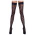 Cottelli Legwear - Zwarte panterprint kousen