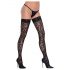 Cottelli Legwear - Zwarte panterprint kousen