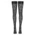 Cottelli Legwear - Zwarte panterprint kousen