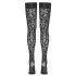 Cottelli Legwear - Zwarte panterprint kousen