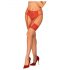 Obsessive - kanten panty (rood-nude) - L/XL