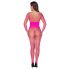 Cottelli - Roze Netstof Catsuit - S-L