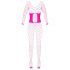 Cottelli - Roze Netstof Catsuit - S-L