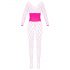 Cottelli - Roze Netstof Catsuit - S-L