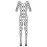 Cottelli - Zwarte net-catsuit - S-L