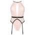 Obsessive Lilines - Jarretel body (roze) - L/XL