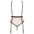 Obsessive Lilines - Jarretel body (roze) - L/XL