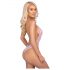 Kissable - roze body met rozenborduursel