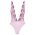 Kissable - roze body met rozenborduursel