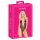 Kissable - zwarte body met roze borduursel