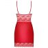 Obsessive Lovica - kanten babydoll met string (rood)