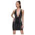 Cottelli Party - Jurk met slangenhuidprint (zwart) - M