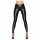 Noir - Lange, glanzende leggings (zwart) - M