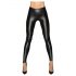 Noir - Lange, glanzende leggings (zwart) - M