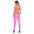 Cottelli Party - jumpsuit met diepe ruguitsnijding (roze)