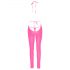 Cottelli Party - jumpsuit met diepe ruguitsnijding (roze)