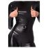 Noir - ritssluiting catsuit (zwart) - M