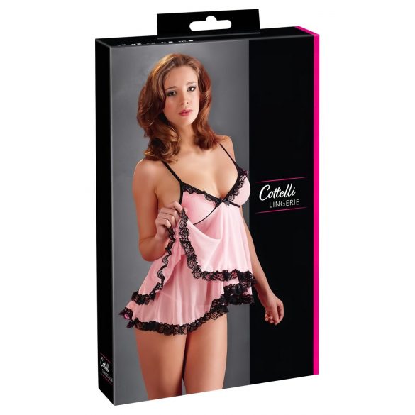 Cottelli - Zoete, verleidelijke ruches - babydoll - M