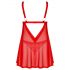 Obsessive Elianes - kanten babydoll set (rood) - M/L