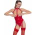 Black Level - open halsband-body (rood)