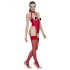 Black Level - open halsband-body (rood)