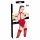 Black Level - open halsband-body (rood) - S