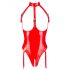 Black Level - open halsband-body (rood) - S