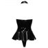 Black Level - Bodysuit met halster (zwart)