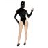 Batwoman body met lange mouwen - Zwart fluweel - M