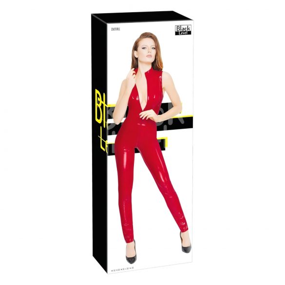 Black Level - Mouwloze ritsoverall (rood) - M