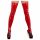 Latex damespanty - rood - S/M