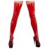 Latex damespanty - rood - 2XL