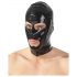 Latex zuigmasker (zwart)