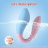 Mrow 03 - Oplaadbare, waterdichte duo-vibrator (blauw-roze)