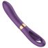 Funny Me Dual - oplaadbare 2in1 tongvibrator (paars)