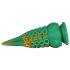 OgazR Octopuss - Tentakel dildo - 21 cm (groen-geel)