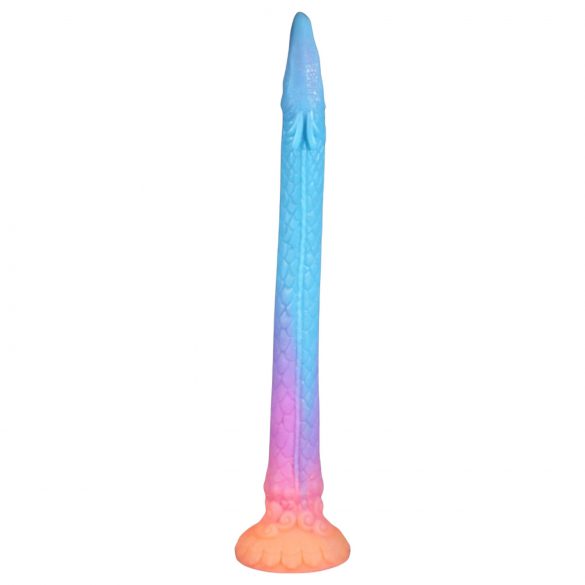 XXL Eel - Fluorescerende anale dildo 47 cm (roze)