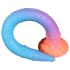 XXL Eel - Fluorescerende anale dildo 47 cm (roze)