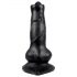 Animalorny - hondenpenis dildo - 12cm (zwart)