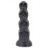 Toppedmonster - schedel dildo - 22 cm (zwart)