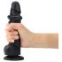 Strap-on-me L - tweelaags, realistisch dildo met zuignap (zwart)