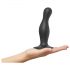 Strap-on-me Curvy M - golvende, zuignap dildo (zwart)