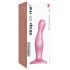 Strap-on-me Curvy M - golvend, stevig dildo (roze)