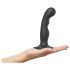 Strap-on-me P&G S - gebogen basis dildo (zwart)