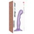 Strap-on-me P&G S - gebogen dildo met voet (paars)