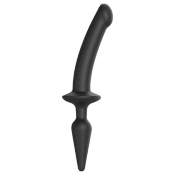 Strap-on-me Switch Semi-Realistic S - 2-in-1 siliconen dildo (zwart)